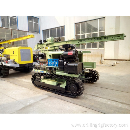DTH Mining Holes Drilling Rig Machine D100YA2-2